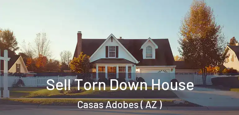  Sell Torn Down House Casas Adobes ( AZ )